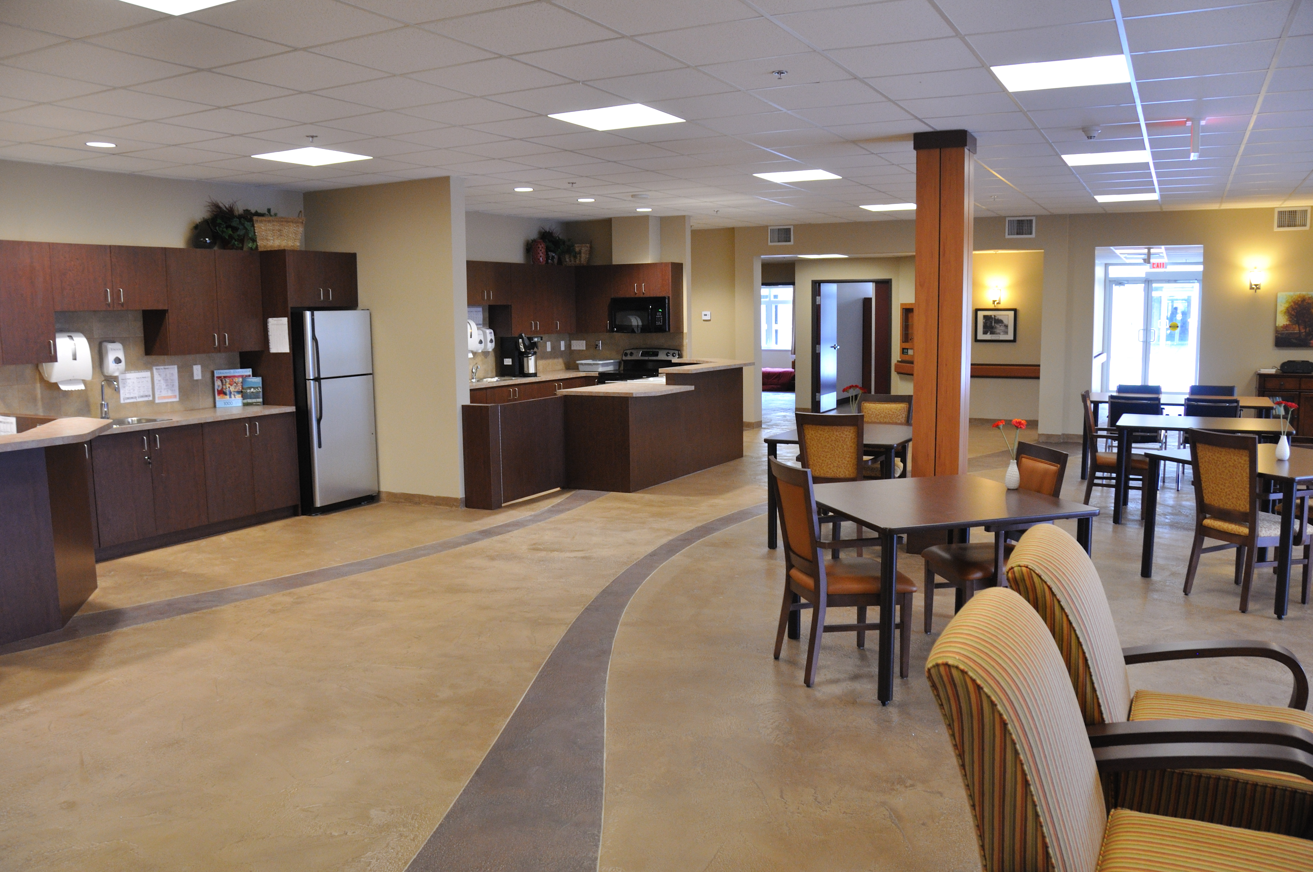 Commercial space with premium StoneCraft decorative flooring